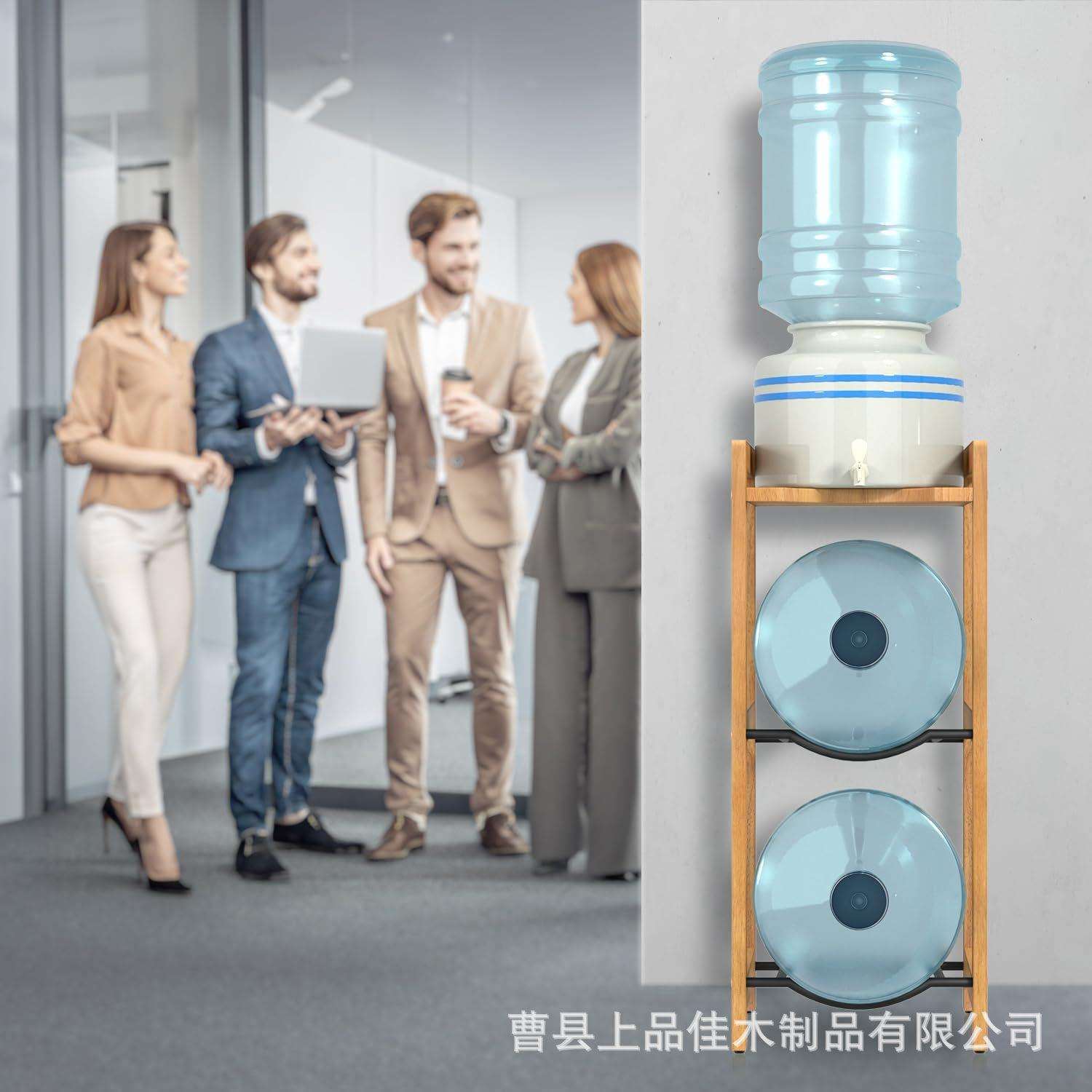 质257169支饮水机木架多层装水置桶物架落地式水桶储物用品落地式