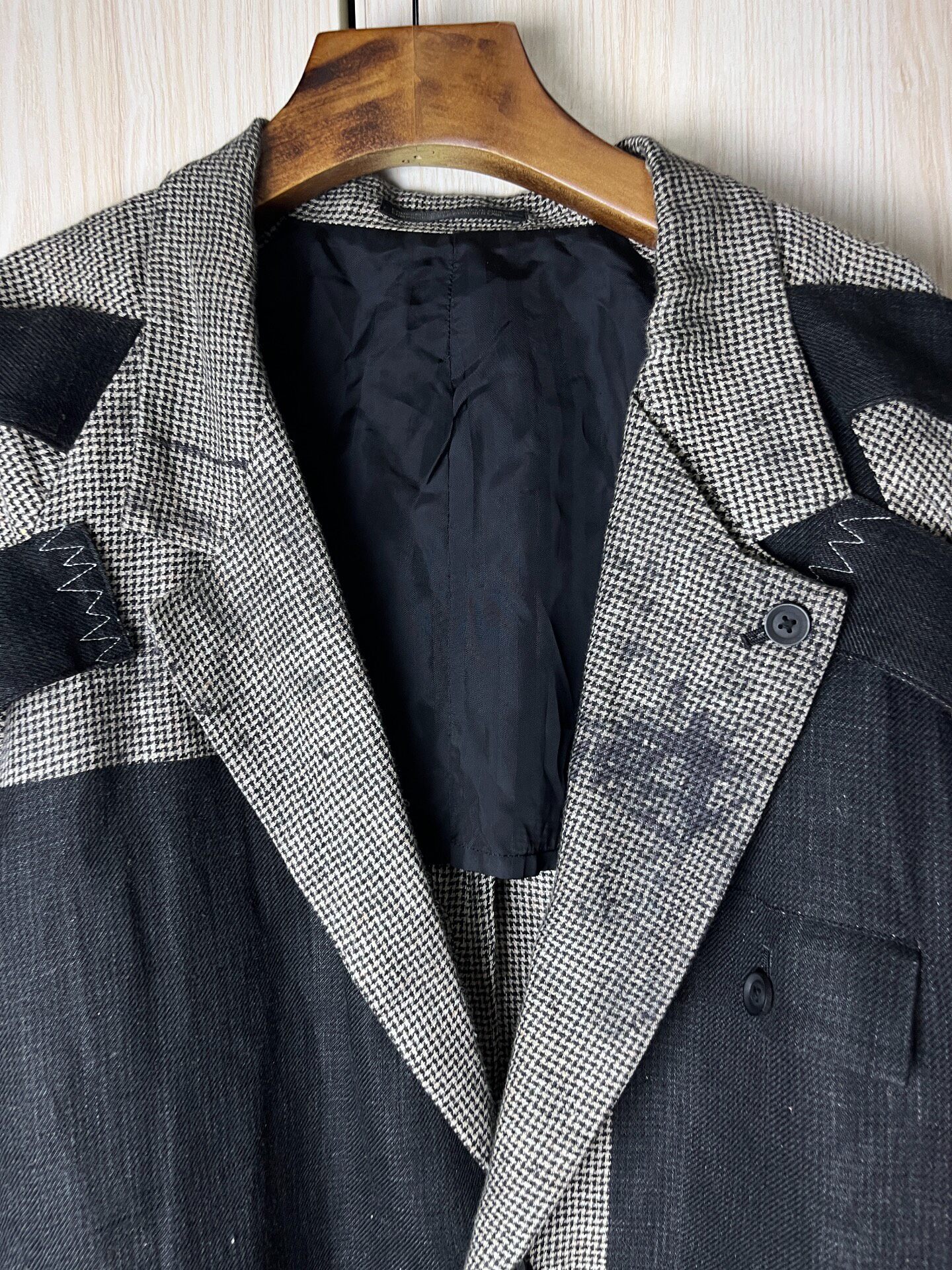Yohji Yamamoto 24SS Oversized Hand-Painted Jacket — front