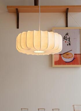 日侘式寂桌蚕丝餐书厅吊灯新中式Lighting禅意复古简约房卧室餐吊