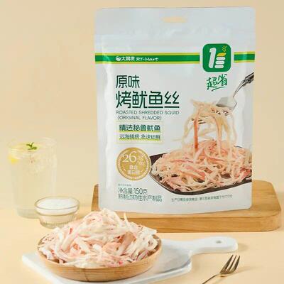 大润发自有品牌大润发代购原味烤鱿鱼丝（FP）150g