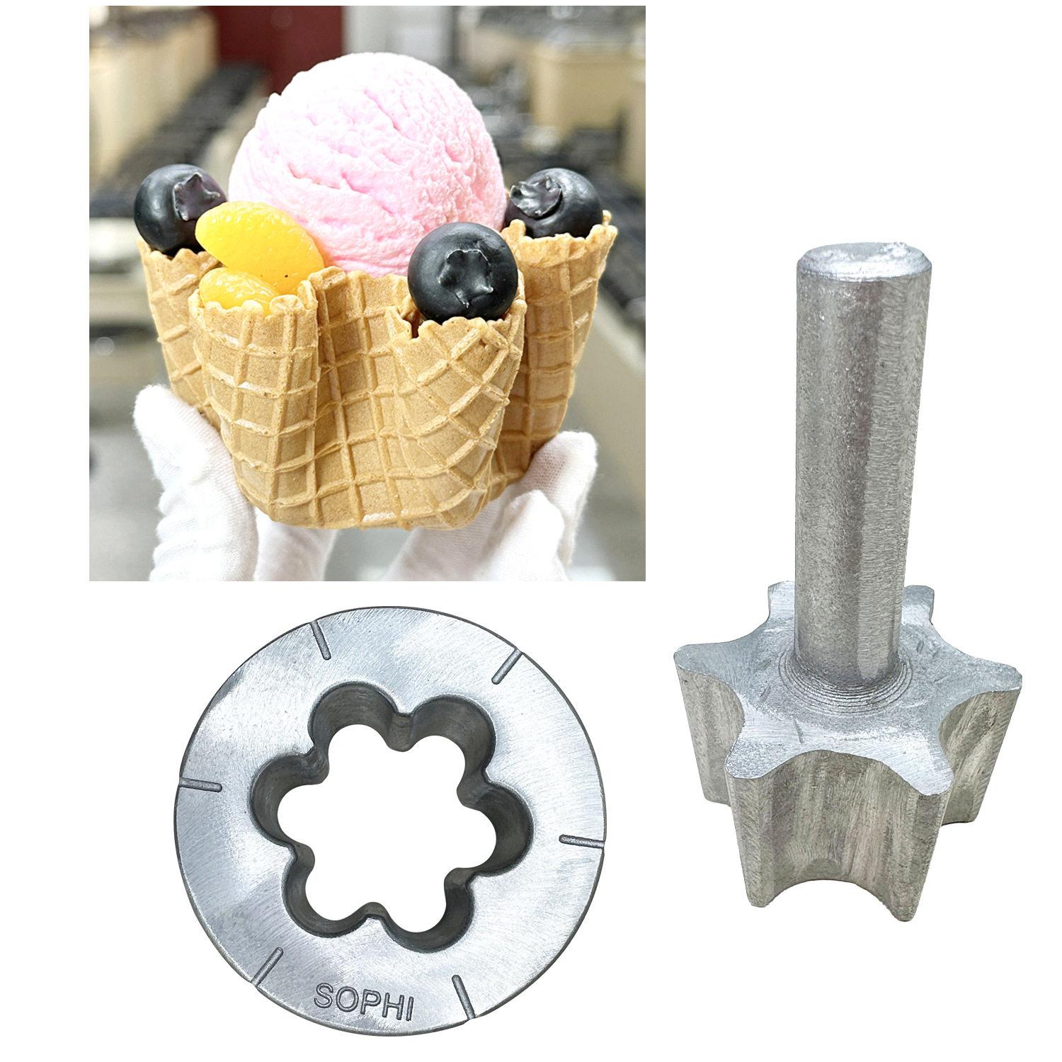 商用花篮工具无底座花篮商用手工冰激凌杯制作冰淇淋底托