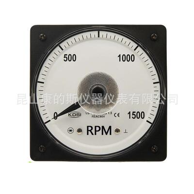 KDSI指针式转速表LS-110 AC0-90V 0-1500RPM指针转速表 CE认证