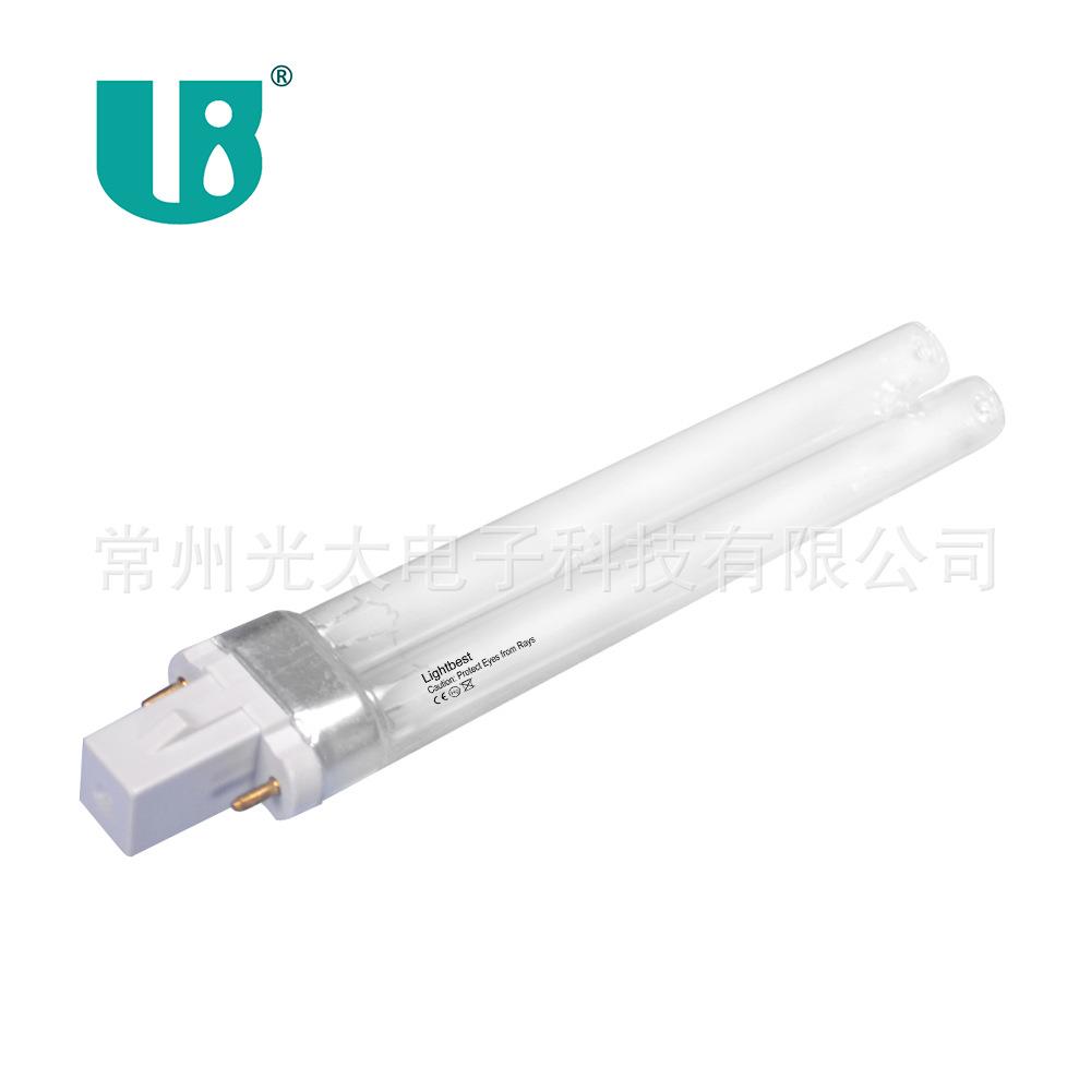 无臭氧 254nm 杀菌灯泡 双管13W紫外线消毒灯管 空气净化 uv灯 CE图片