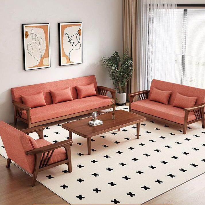 装贵套妃双家用小户型SXO茶人几实木沙发木组合新中式客厅质沙发