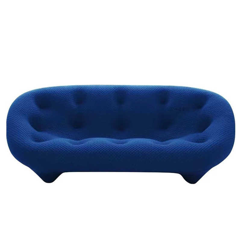 设计师云朵式风贝壳弧形简艺创意意休闲写意布沙发空间个性云朵极