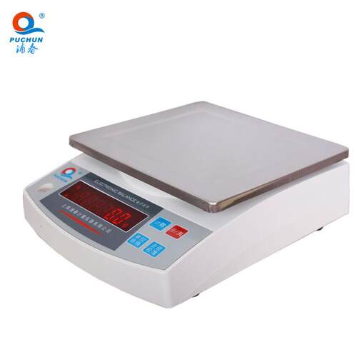 上海浦春充电式电子天平秤3kg/5kg/6kg/10kg/3000g/5000g/0.1g