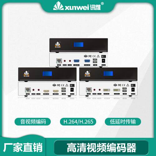 高清音视频编解码器一体机厂家讯维h264h265多路广电视频编码器