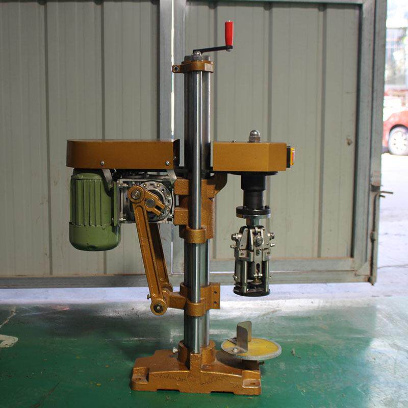 半自动玻璃瓶白酒铝盖电动封口机葡萄酒白酒饮料铝盖旋盖机封口机