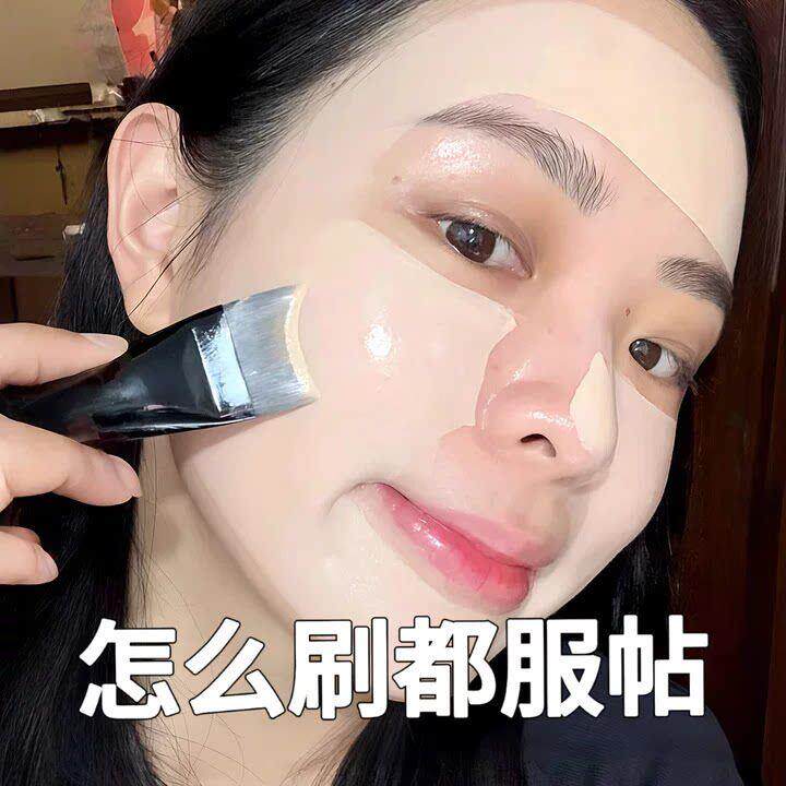 超薄刀锋粉底刷新手无痕韩国化妆师专用粉底液化妆刷子化妆刷套装