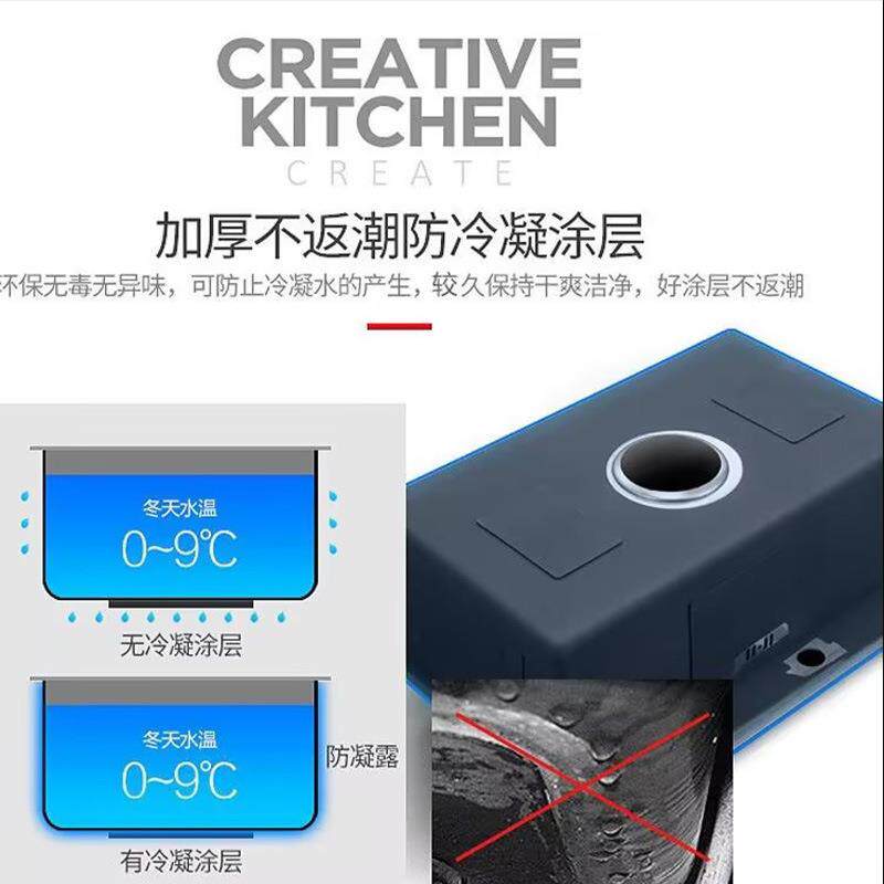 隐藏式迷你吧台水槽SUS304不锈钢迷你阳台洗手吧台小单槽厂家