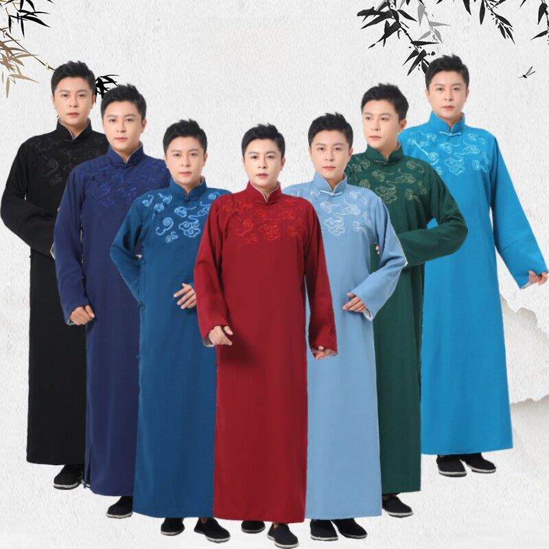 采购产品相声服装,中华民国男士大衣,中国风服装,中国风伴郎服