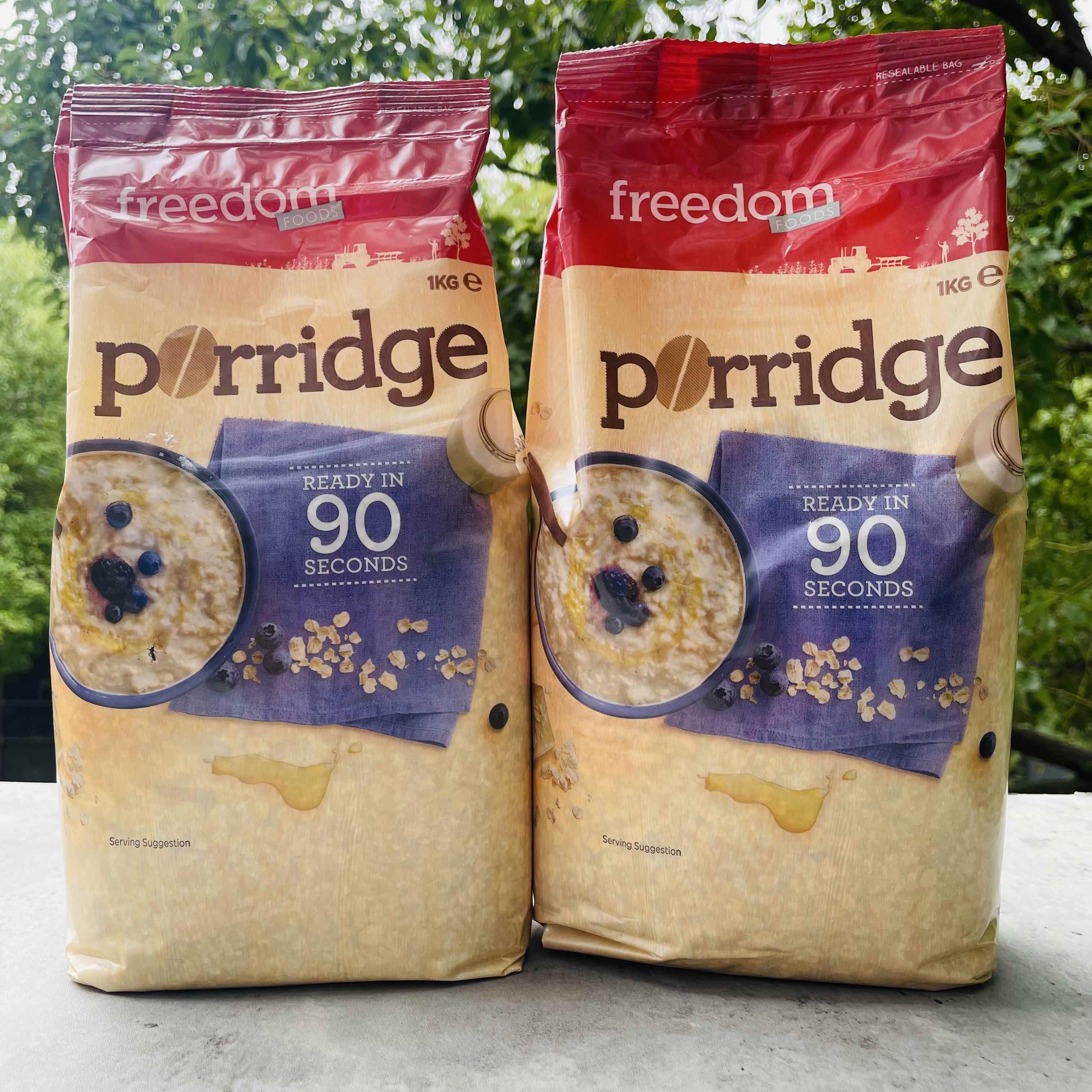 freedom澳菲顿纯燕麦片1kg澳大利亚进口燕麦早餐即食谷物制品