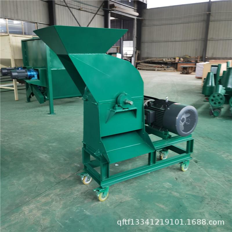 锤片式碎草磨粉机蔬菜尾菜粉碎机中小型豆粕杂粮饲料粉碎机