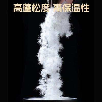 白鹅吊吊绒羽BZT绒厂直新标水国洗羽绒大朵家纯销白鹅绒羽毛价格
