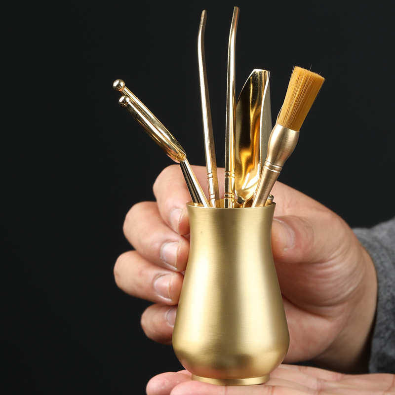 工具茶道夹泡茶六功夫君子茶茶茶具刷针君子茶配件黄铜套装茶6刀,餐饮具,茶具礼盒,淘宝优惠券,粉丝福利购,淘宝优惠卷