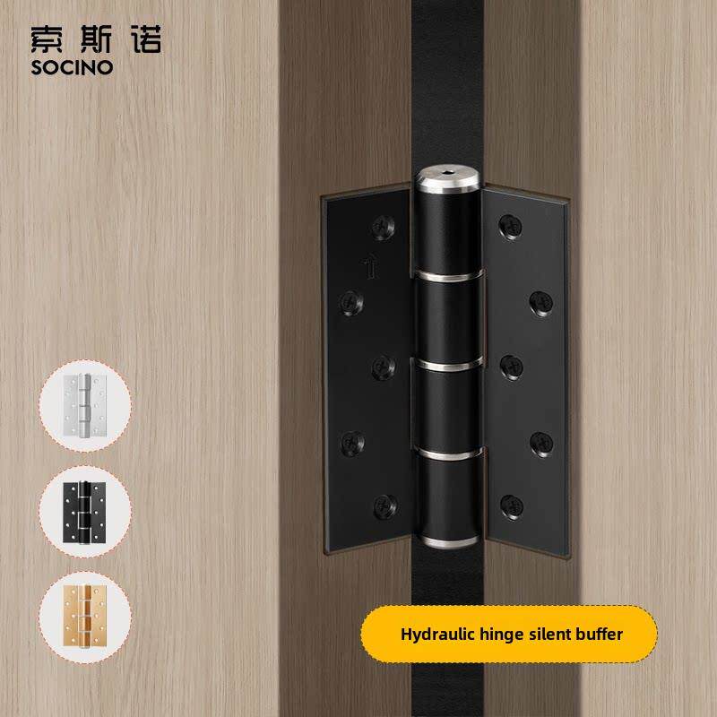 Sosno隐形门铰炼自动闭门器液压缓冲自闭弹簧铰炼秘密门反弹铰炼