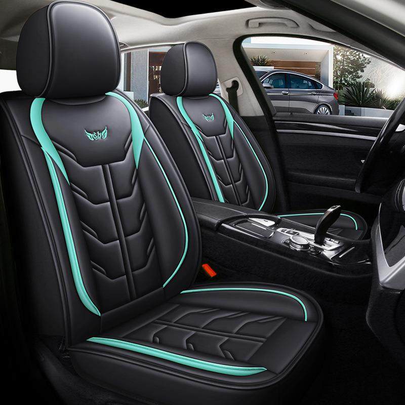 汽车座坐垫四季卡通用专车全包围皮座套夏季新款冰丝ZQB坐套通女
