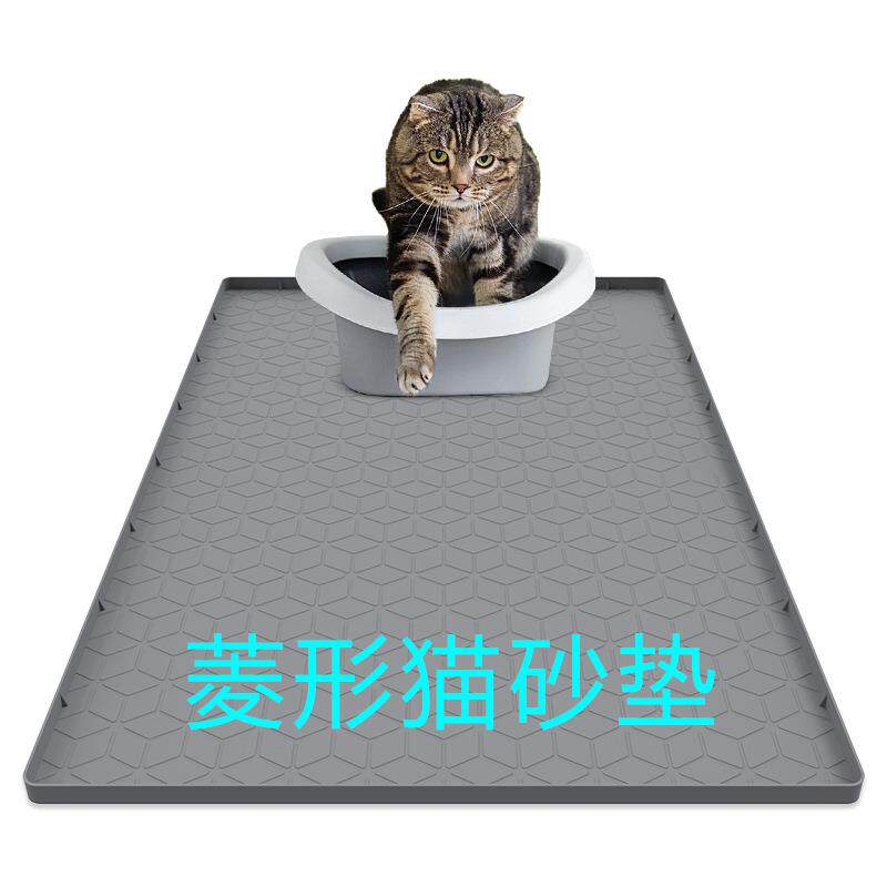 超大号40*28硅胶宠物垫 耐磨耐抓宠物餐垫易 清洁防滑防溅猫砂垫