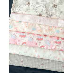 做羽绒服专用面料羽绒服专用布料三合一女士儿童电脑绣花通道直冲