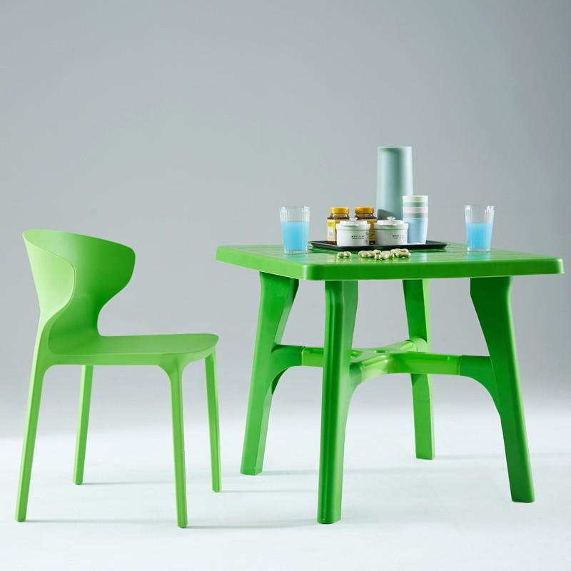 经济型长方形简约简易餐桌户外夜市烧烤沙滩塑料大排档桌椅子新品