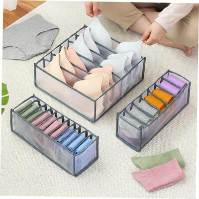 rwear Storage Box Foldable Ties Shorts Meas Drawer Organizer