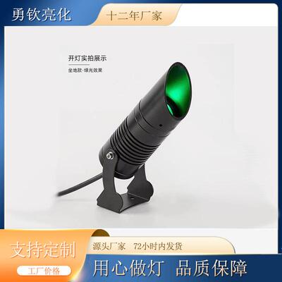 户外射灯5Wcob插地照树灯景观园林亮化3WCOB投光灯厂家供应