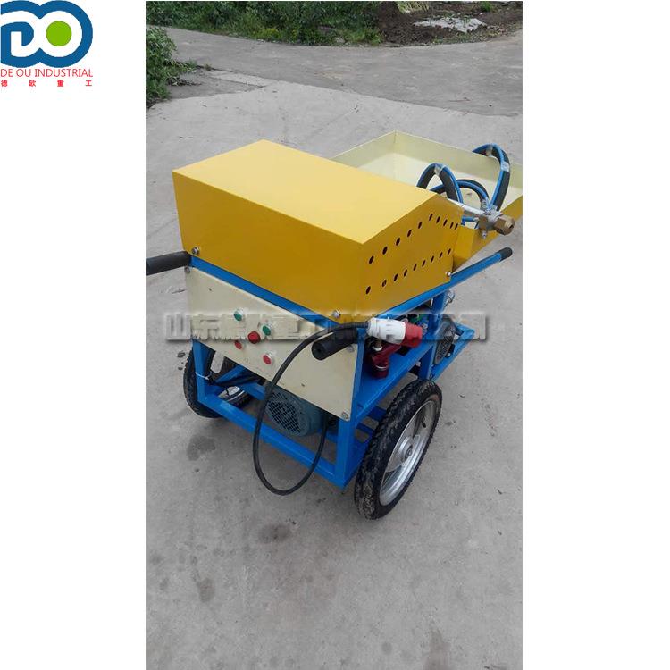 彩色颗粒混合胶水喷涂机 小型塑胶跑道喷涂机 运动场地喷涂设备