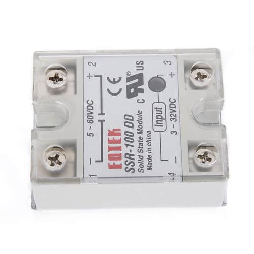 现货固态继电器SSR-100DD100A单相直流控直流DC-DC质保1年