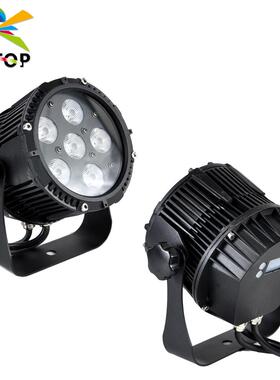 不夜天6颗12瓦防水户外迷你小型舞台LED帕灯DMX512控制染色洗墙灯