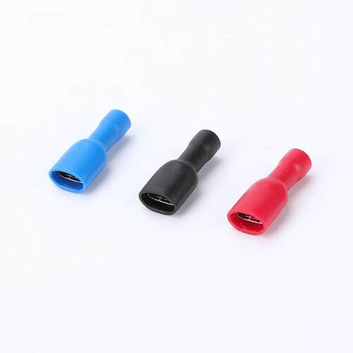 规格齐全FDFD2-250 6.3插簧全绝缘母端头 全绝缘护套端子 1000只