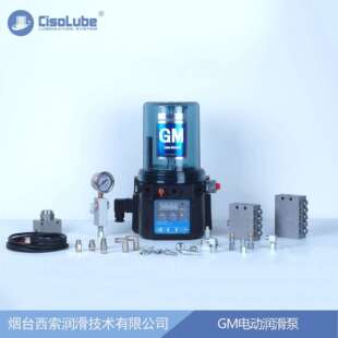 GM电动润滑泵可打黄油干油稀油适用递进式润滑系统可用于纺织设备