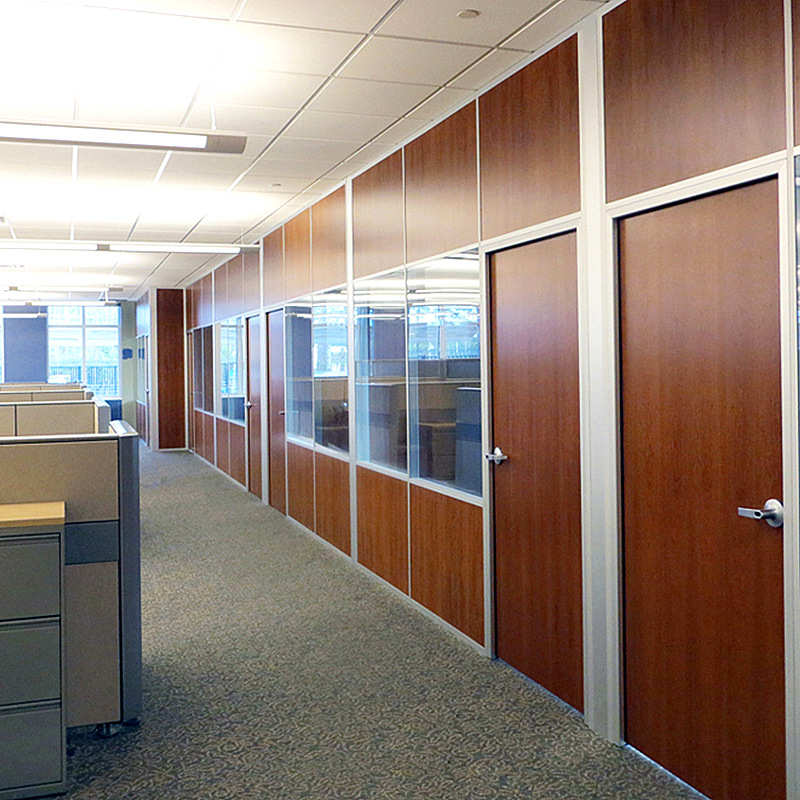 佛山现代简约办公室玻璃隔断80型移动酒店展厅活动隔断墙办公屏风