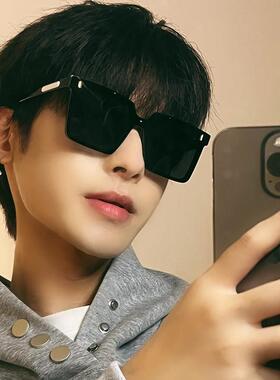 经典男士太阳眼镜大框大脸显瘦痞帅眼镜女偏光抗UV近视太阳眼镜男