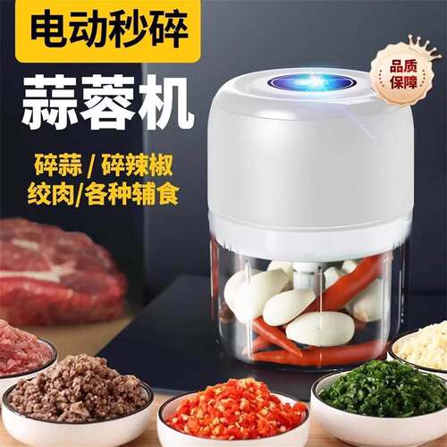 德国进口蒜蓉机家用多功能无线自动搅拌器厨房副食品迷你绞肉蒜泥