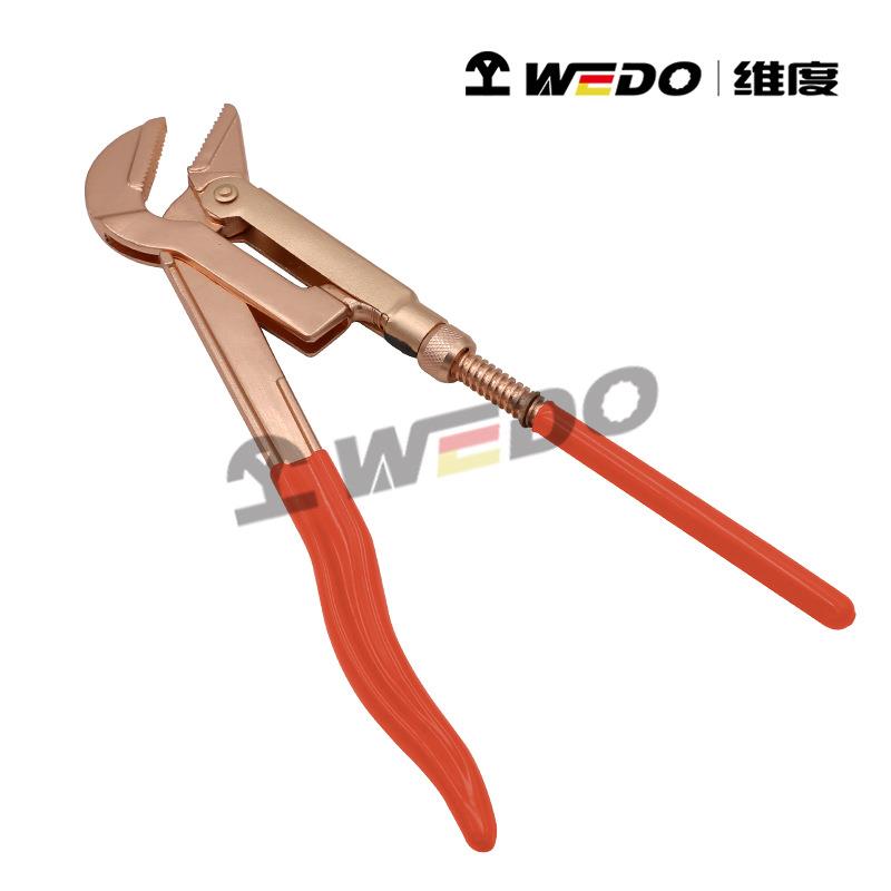 WEDO维度防爆无火花工具 防爆45°瑞士水泵钳 无火花无磁 BE128