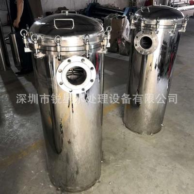 304不锈钢3袋袋式过滤器油过滤水过滤颗粒物漂浮物PP布袋式过滤器