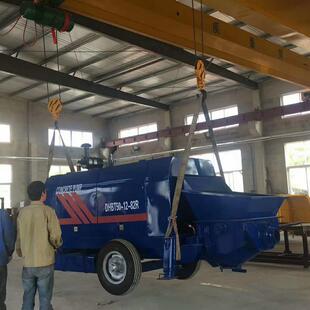 50拖泵50柴油机拖泵HBTS50 82R潍柴道依茨拖泵50混凝土拖泵