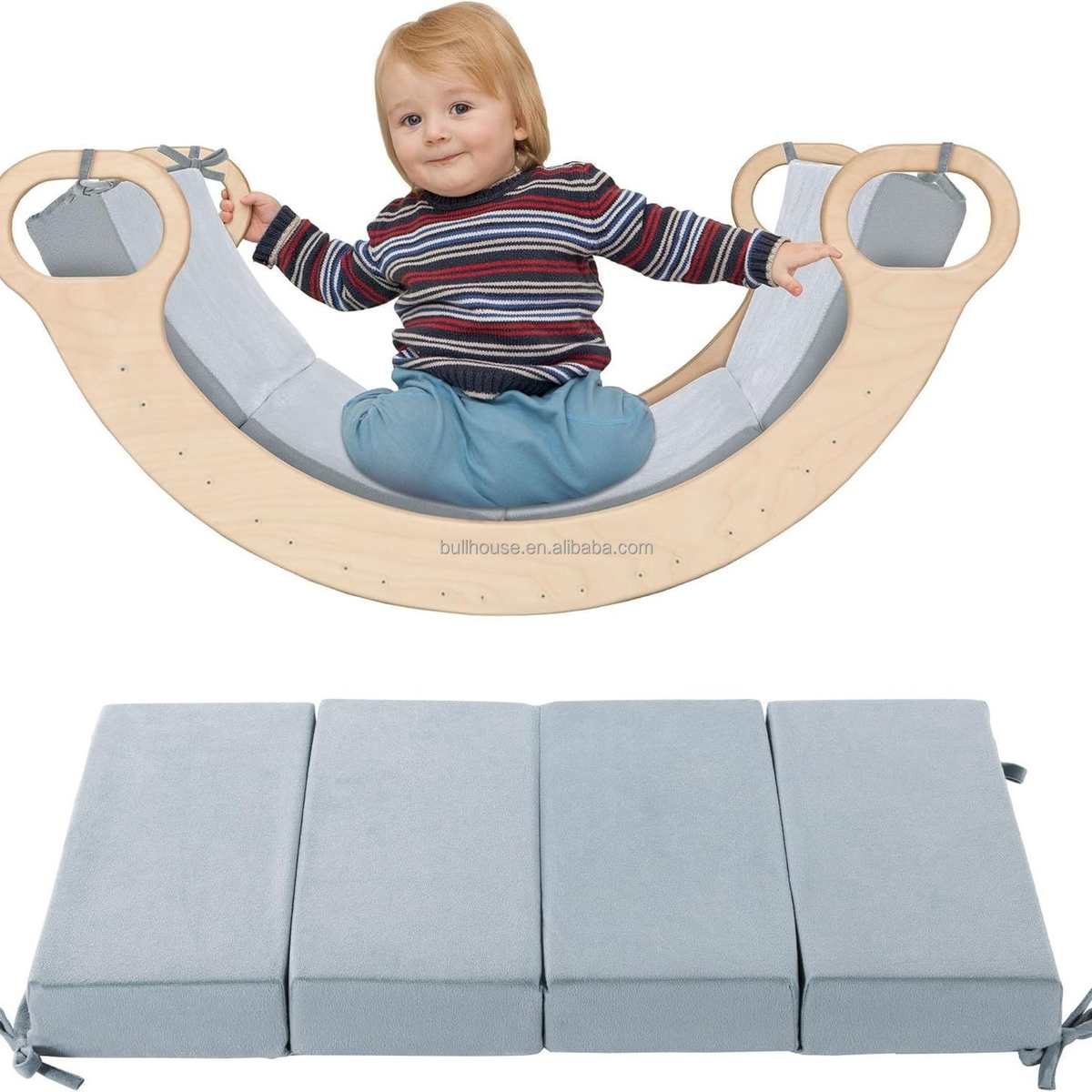 适合儿童和幼儿拱形攀登者舒适高密度记忆泡沫攀爬摇杆枕垫