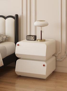 复古风红柜子高颜值物轻奢实沙发NXU木边柜收纳置四斗柜卧室网床