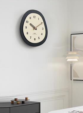 woz意oo品挂m屋准现代简约钟高级感摇摆艺术时钟表创挂墙装TYOS32