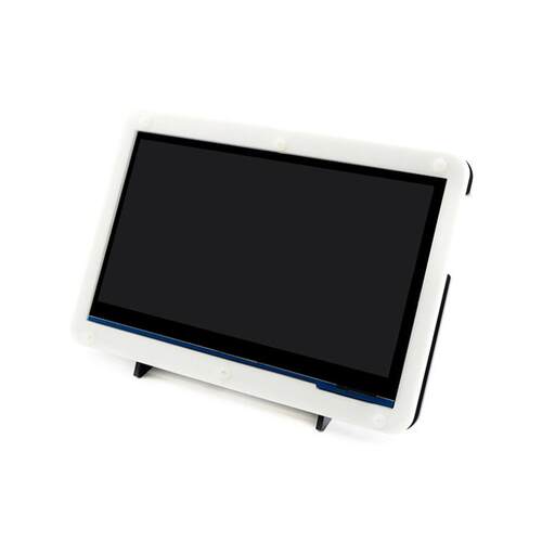微雪 树莓派4B HDMI 显示接口触摸屏 7寸1024×600 LCD带黑白外壳