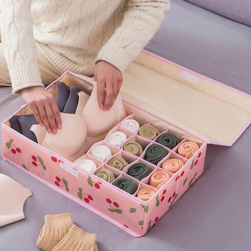 Underwear Storage Box Closet Organizer Drawer Socks