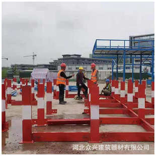 建筑工地标准化钢筋堆放平台工地组装 钢筋堆放架 钢筋支撑架厂家