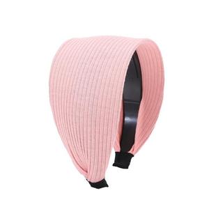 复古质感针织坑条加宽发箍遮发缝头箍防滑压发发卡运动发带发饰品