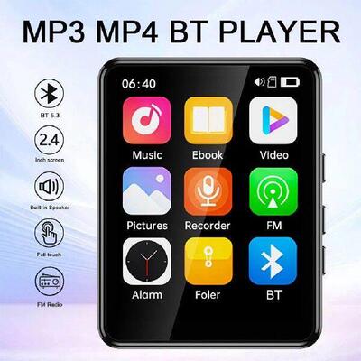 MP3 Music Player with Bluetooth 5.2 MP4 HiFi Walkman Full