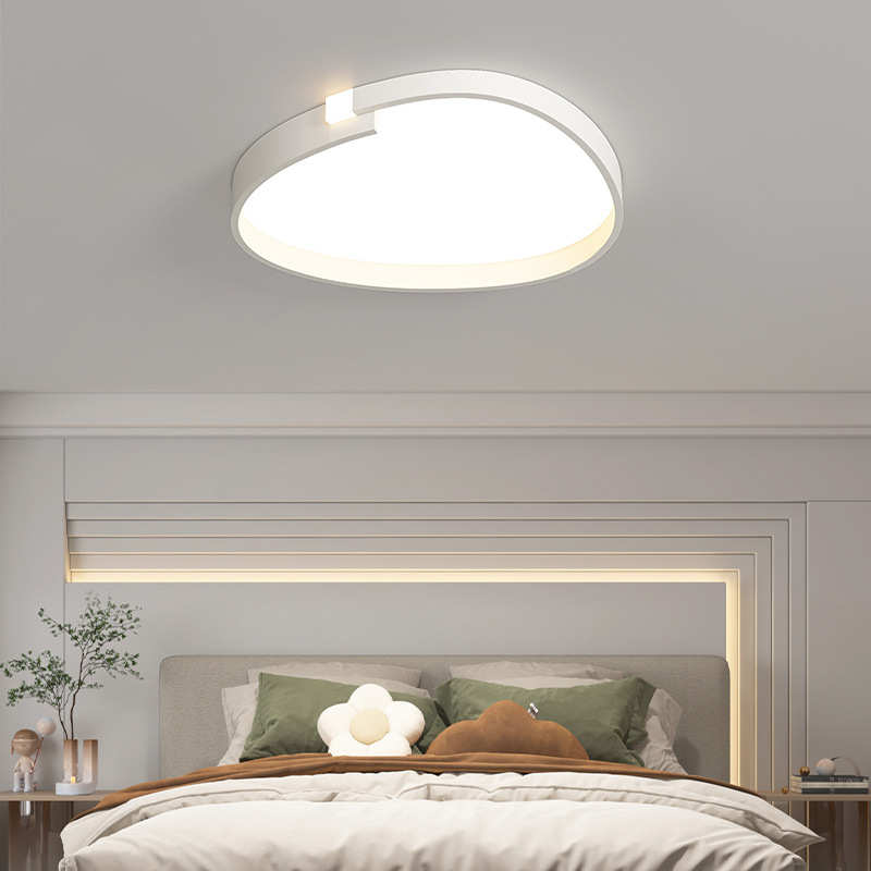 奶油风现代简约大气鹅卵石吸顶灯云朵灯具高级感北欧风几何客厅灯