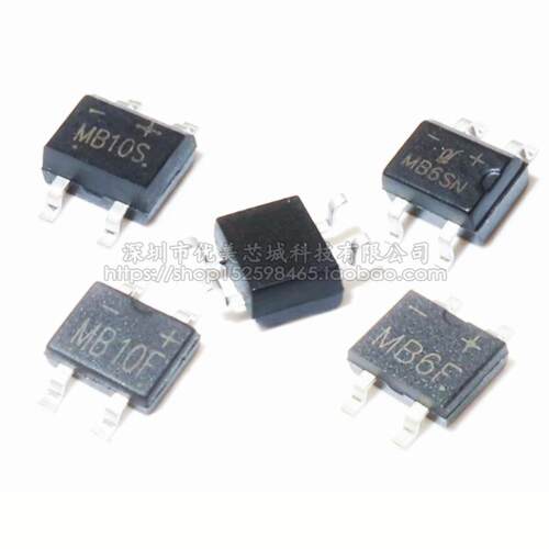 贴片整流桥堆 MB6S MB10S MB6F MB10F超薄 SOP-4 整盘价3K/5K