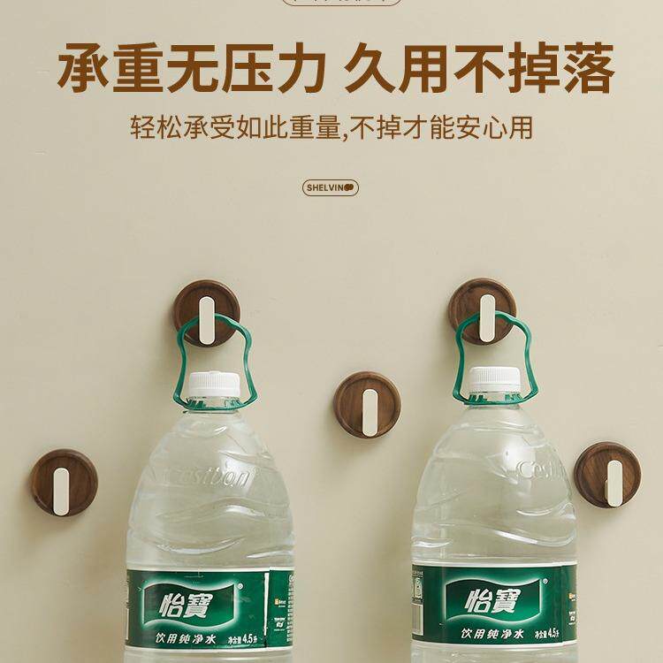 挂钩免打孔强力粘胶承重浴室门后墙壁挂衣服入户门粘钩单个卫生间