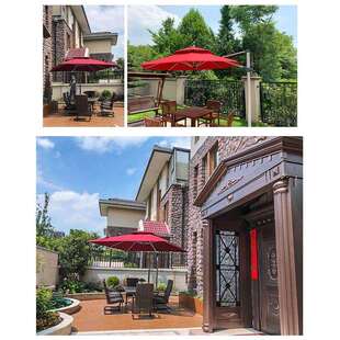 【2137次回购】户外遮阳伞庭院伞室外大太阳伞户外摆摊防晒罗马伞