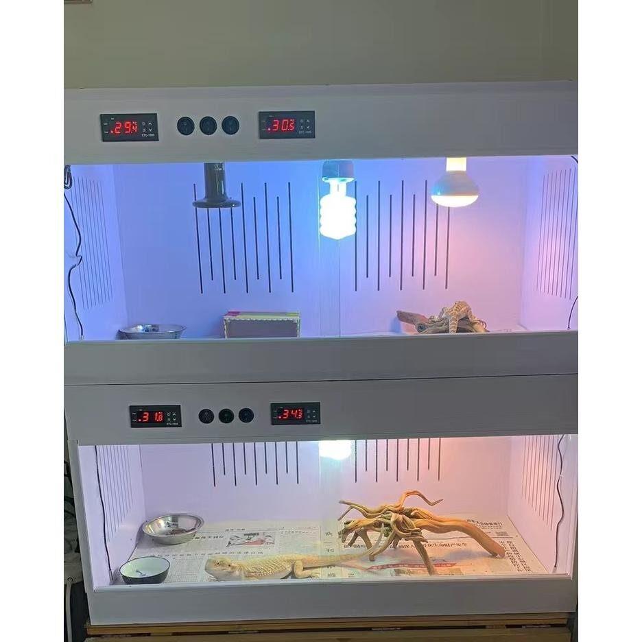 爬宠保温箱饲养箱pvc芦丁鸡鬃狮蜥蜴爬箱寄居蟹刺猬乌龟鹦鹉加热